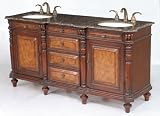 Antique Bathroom Vanity for Victorian Bath Double Sink Antique Vanity SE-JY-0188