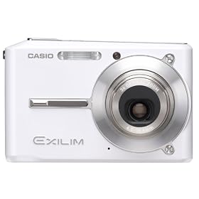 Casio Exilim EX-S500 5MP Digital Camera with 3x Anti Shake Optical Zoom (White) 