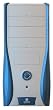 CoolMax CS-470 - Tower - ATX - power supply 400 Watt - white, blue
