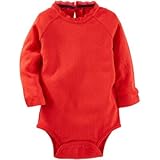 OSHKOSH(オシュコシュ) ポインテールボディスーツ レッド ロンパース長袖 9ヶ月【並行輸入】