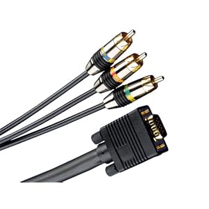 Monster VGA to RCA Component Computer Video Cable