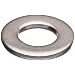 Mil Spec Flat Washer, 18-8 Stainless Steel, Meets AN960-C4L Specifications, #4 Bolt Size, 0.125" ID, 0.312" OD, 0.006-0.026" Thick, Made In USA, Pack Of 100