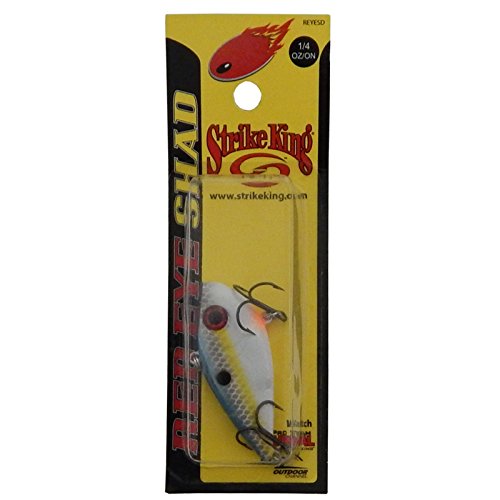 Strike King Redeye Shad Bait (Sexy Shad, 0.25-Ounce)