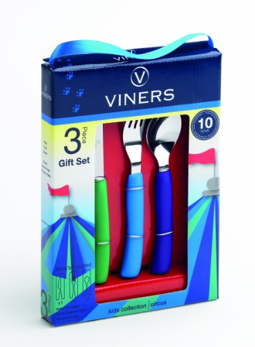 ONEIDA Viners Circus 3-teiliges Besteckset f&uuml;r Kinder, in Geschenkverpackung