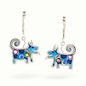 Blue Dog Earrings from the Artazia Collection #334BL NE