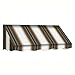 Awntech 3-Feet San Francisco Window/Entry Awning, 18 by 36-Inch, Burgundy/Forest Green/Tan