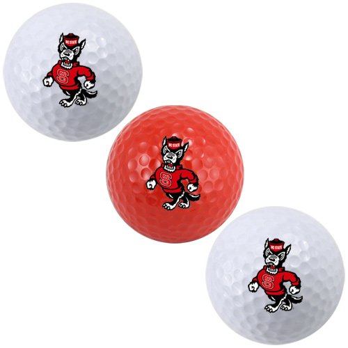 North Carolina State Wolfpack 3-pack Golf Balls