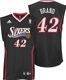 Elton Brand Philadelphia 76ers Black Replica Adidas NBA Jersey