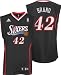 Elton Brand Philadelphia 76ers Black Replica Adidas NBA Jersey