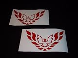 FIREBIRD PILLAR DECALS Trans Am Formula Stickers 1993-2002 GLOSS RED