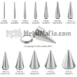 THREADED TAPERS FOR INTERNALLY THREADED TUNNELS THST2 -2G