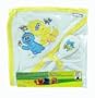Sesame Street Hooded Bath Blanket with Brush and Comb Set ~ Yellow