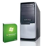DEViLO PC 1205 - Intel E6500 Dualcore 2x 2930Mhz | 4GB DDR3-1333 | 500 GB SATA | nVidia Geforce GT 210 512MB DDR2 VGA+DVI | DVD-RW | ASUS Hauptplatine | 6-Kanal-Sound | LAN | 400W | Maus+Tastatur | Microsoft Windows 7 Home Premium 64-Bit