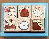 カピバラさん　木製スタンプセット