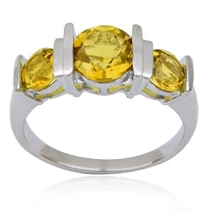 Buy Sterling Silver Citrine Ring