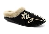 Dunlop Jasmine Damen Hausschuhe, Leopard