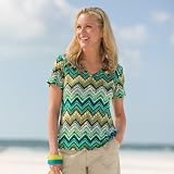TravelSmith – Women’s Voyager Knit High V-Neck Top