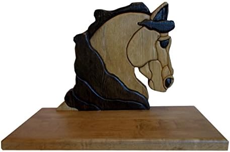 Wood Horse Plaque Shelf