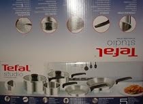 Tefal Studio Stainless Steel 5 Piece Cookware Set