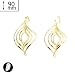 sg paris women earrings clip earring 90mm gold metal