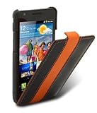 Melkco - Samsung Galaxy S 2 I9100 Ultra Slim Leather case Flip Type Black / ....