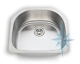 Polaris Sinks 1242 Undermount Stainless Steel