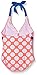 Freestyle Girls' One Piece Dot Swimsuit with Shorts