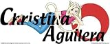  : Christina Aguilera - Animated Cat - Bumper Sticker / Decal