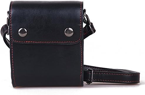 Camera Leather Bag Black For Instax Mini 90s Cameras