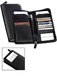 Kitchen & Housewares : Leather travel document wallet