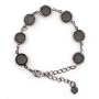 Black Beauties Channel Set Bracelet