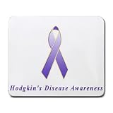 Hodgkin's Disease Awareness Ribbon Mouse Pad