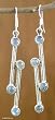 Moonstone dangle earrings, 'Drum Majorette' Moonstone dangle earrings, 'Drum Majorette'