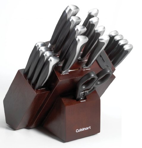 Cuisinart X-Series Side Tang 18-Piece Set in Cherry Block