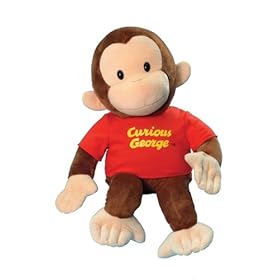  Russ Berrie  26 inch Curious George Jumbo Plush