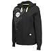 Pittsburgh Steelers  Pure Heritage II Long Sleeve Fullzip Slub Fleece Hoodie,Black/Yellow Gold/White,X-Large