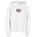 SWEATSHIRT WOMAN WHITE ELEGANT FLAG \