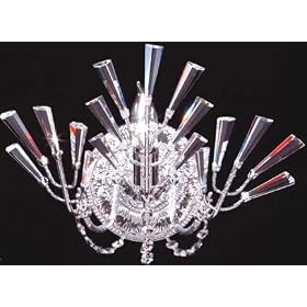LAMPS BEAUTIFUL Coral Crystal One Light Wall Sconce by James R. Moder by Unknown