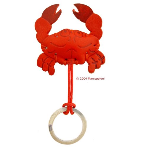 GRANCHIO - Crab Italian Leather Key Chain