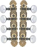 Deluxe A-Style Mandolin Tuners - Gold/Black/Pearl