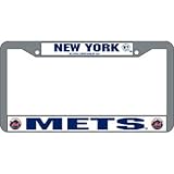 New York Mets MLB Chrome License Plate Frame