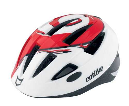 Catlike Kinder Helm Radikal, wei&szlig;/rot/schwarz, S = 47-53cm, FA003443008 Preisvergleich