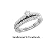 2 Piece 10k Gold Genuine 0.35 Ctw. Diamond Engagement Bridal Set