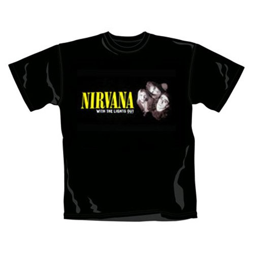 Nirvana – T-Shirt Lights Out (in XL)