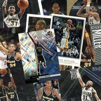 25 Different Reggie Miller Basketball Cards - Mint Condition In Display Album !!