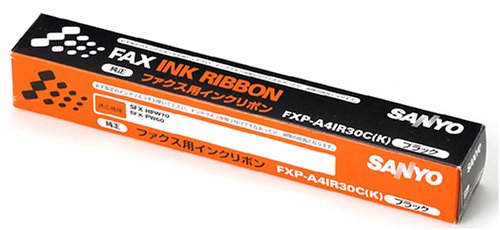 SANYO 普通紙ファクシミリ用インクリボン（ブラック） FXP-A4IR30C（K）