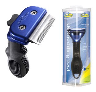 FURminator Deluxe Deshedding Tool with FURejector For small Dogs