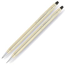 Cross Classic Century 10 Karat Gold Filled/Rolled Gold Ball-Point Pen and .05mm Pencil Set