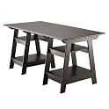 Madison Large Trestle Desk Antique Black