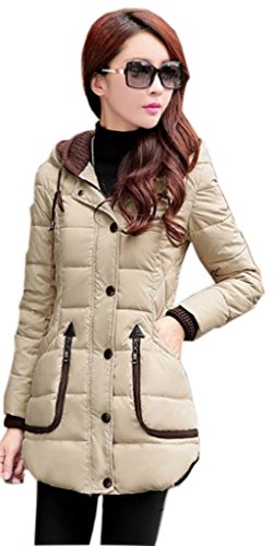 レディース　大きいサイズあります　春の軽い感じのチェニック丈ダウンコートです　ふんわりカジュアルコーデできます　外出のアウターに1枚便利です　『限定・巾着袋付き』